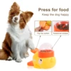 Automatic Pet Feeder for Dogs Cats Food Dispenser with Leak Proof Design Fun Human Pet Toys Yellow Duck Feeding Supplies 2