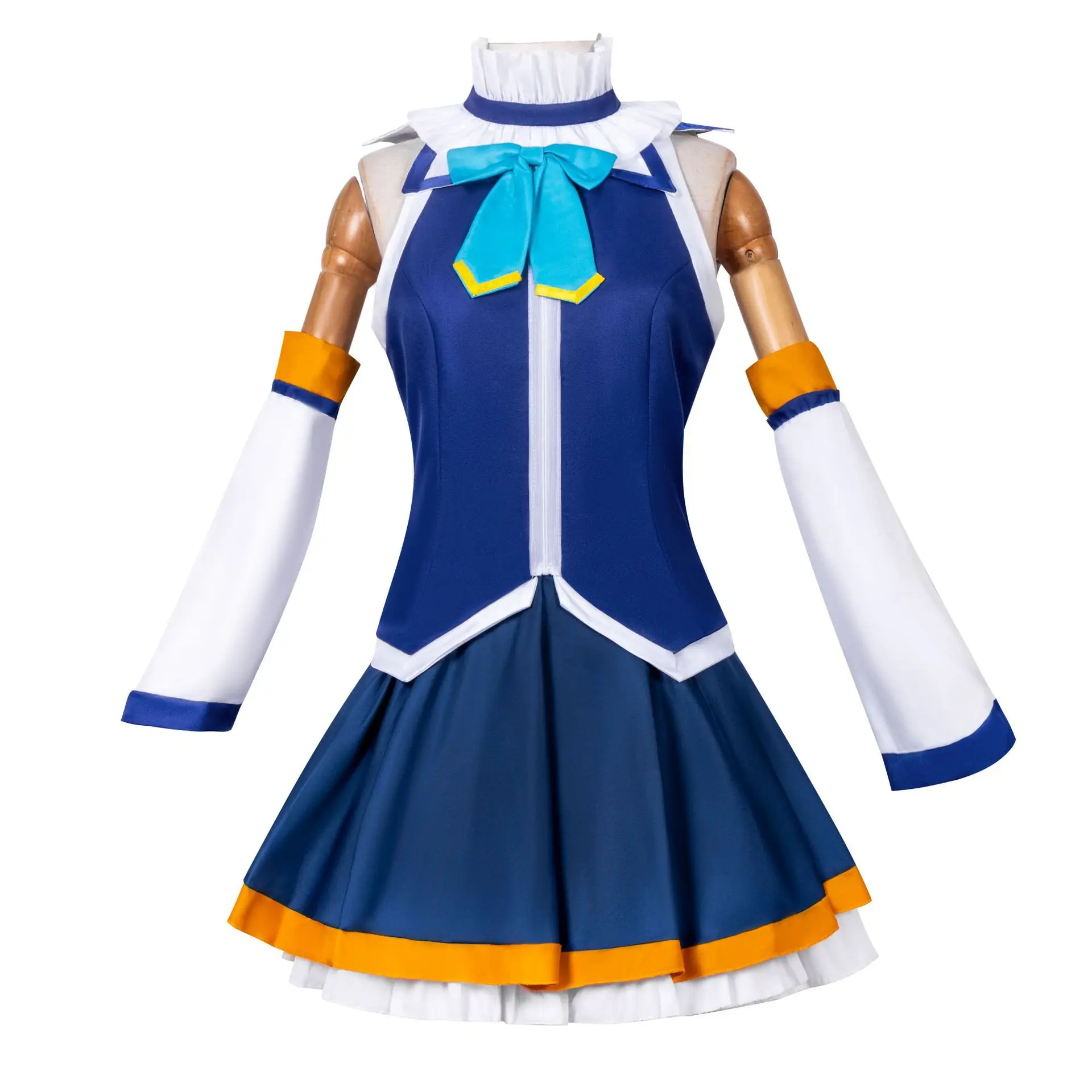 KonoSuba: Aqua | Blue Goddess Dress Cosplay Costume 24 KonoSuba Aqua Blue Goddess Dress Cosplay Costume