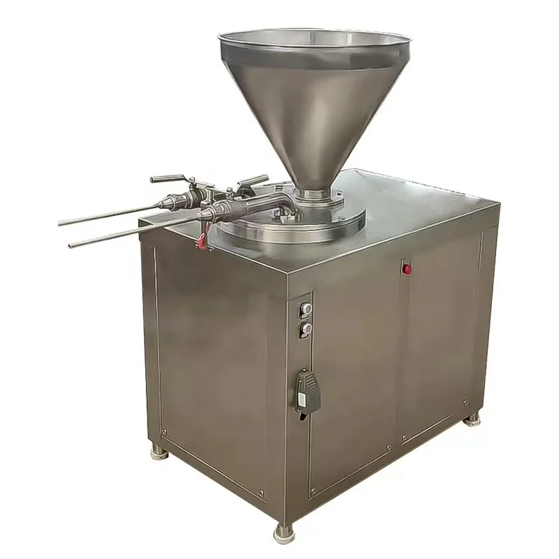 thumbnail image 1 of Máquina de enema eléctrica automática de acero inoxidable 304 comercial, llenadora de salchichas hidráulica al vacío, 1 of 4