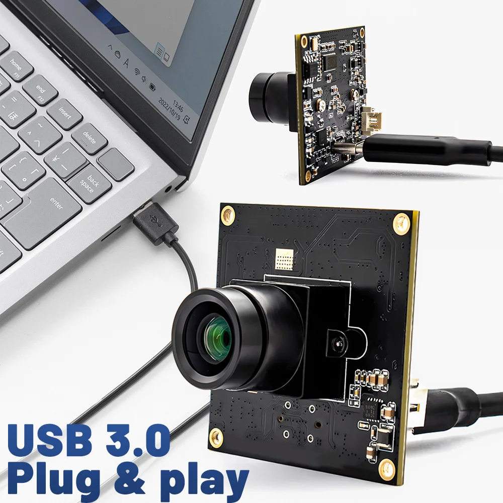 USB3.0 Global Shutter 2.3MP 120FPS Camera Module High Frame Rate Webcam With No