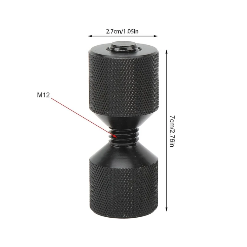 2Pcs Aluminum Two Hole Flange Pins Oxidation Resistant Alignment Tool Easy to Use Flange Aligner for Machinery Assembly