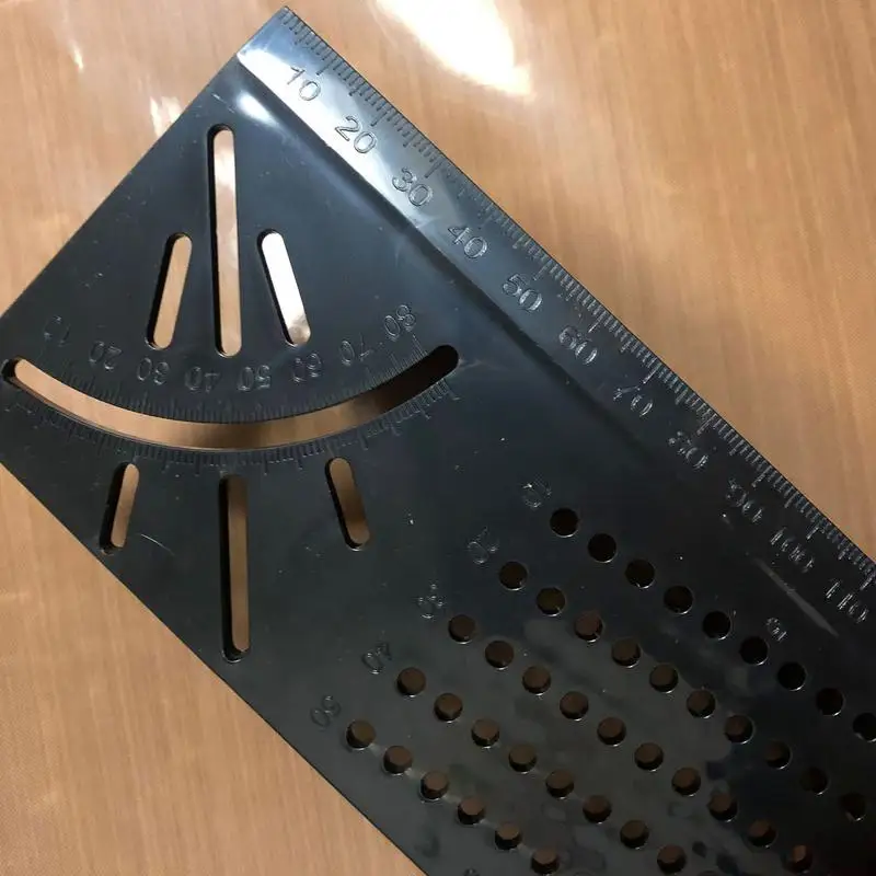 Multifunctional Angle Ruler Carpenter Line Square Measuring Ruler 45 Degree Line Ruler Woodworking Marking Gauge Carpenter Tool 4