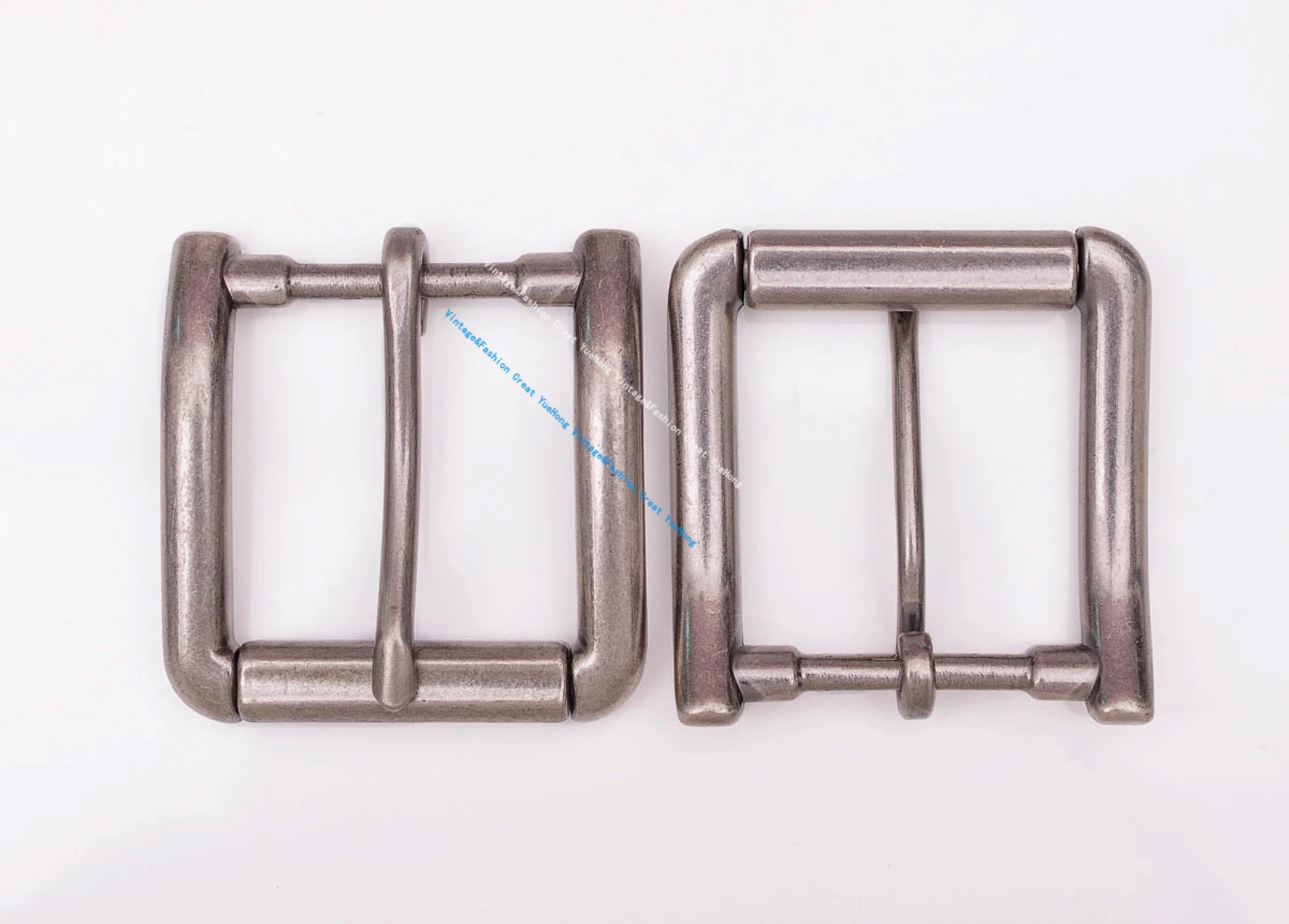 40 Mm - Antique Brass - Roller Belt Buckle - Foto 10