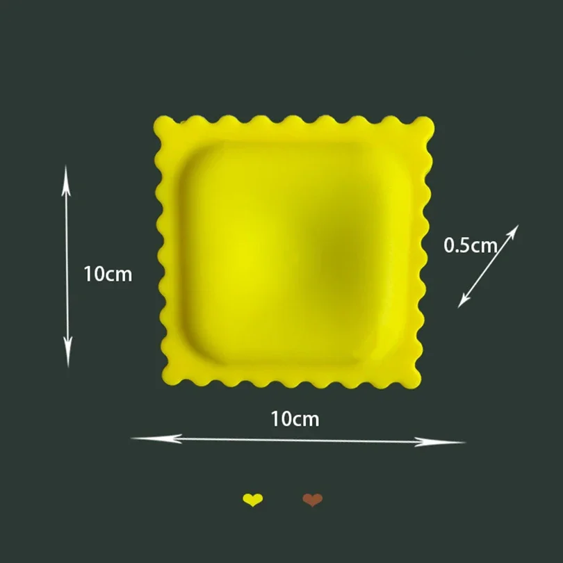 1pc Cute Cartoon Silicone Biscuit-Shaped Spoon Desktop Anti-Scalding Rest - Heat Silicone Mat for Kitchen Gadgets