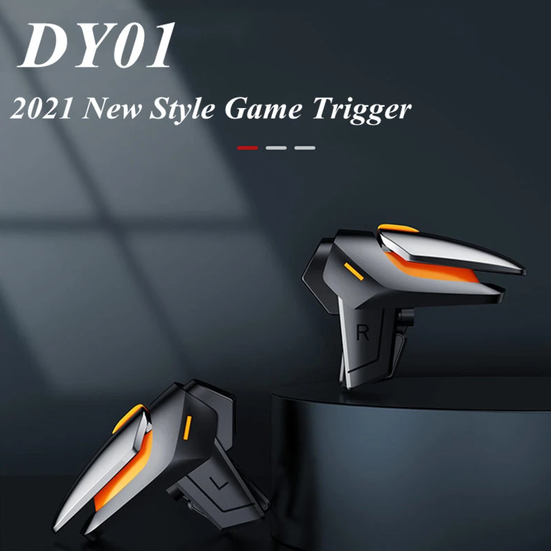 Mobile Phone Gaming Trigger DY01 Game Controller for PUBG Gamepad L1 R1 Shooting Key Aim Button Joystick for IPhone IOS Android