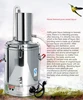 Stainless Steel Distillation Tower Brewing Machine Alcohol Distiller Wine Brandy Brewing Kit Essential Oil 3