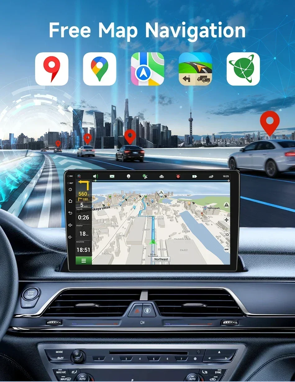 Srnubi Android 14 Autoradio für Citroen Berlingo B9 Peugeot Partner 2008-2019 Carplay Android Auto Stereo Bluetooth AM Head Unit – Detail 18