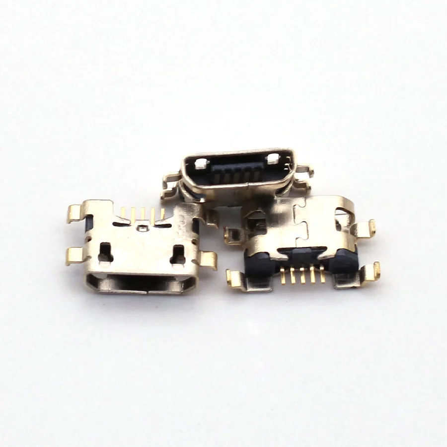 

100pcs Mini Micro usb Charging Port Dock Connector For DOOGEE X20 X30 USB Port socket power plug Replacement Replace Part