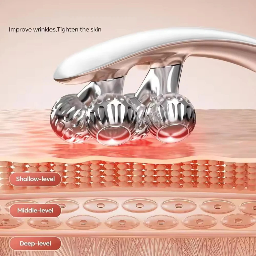 V‑Shape Lifting Facial & Neck Massager with Microcurrent & Light Therapy