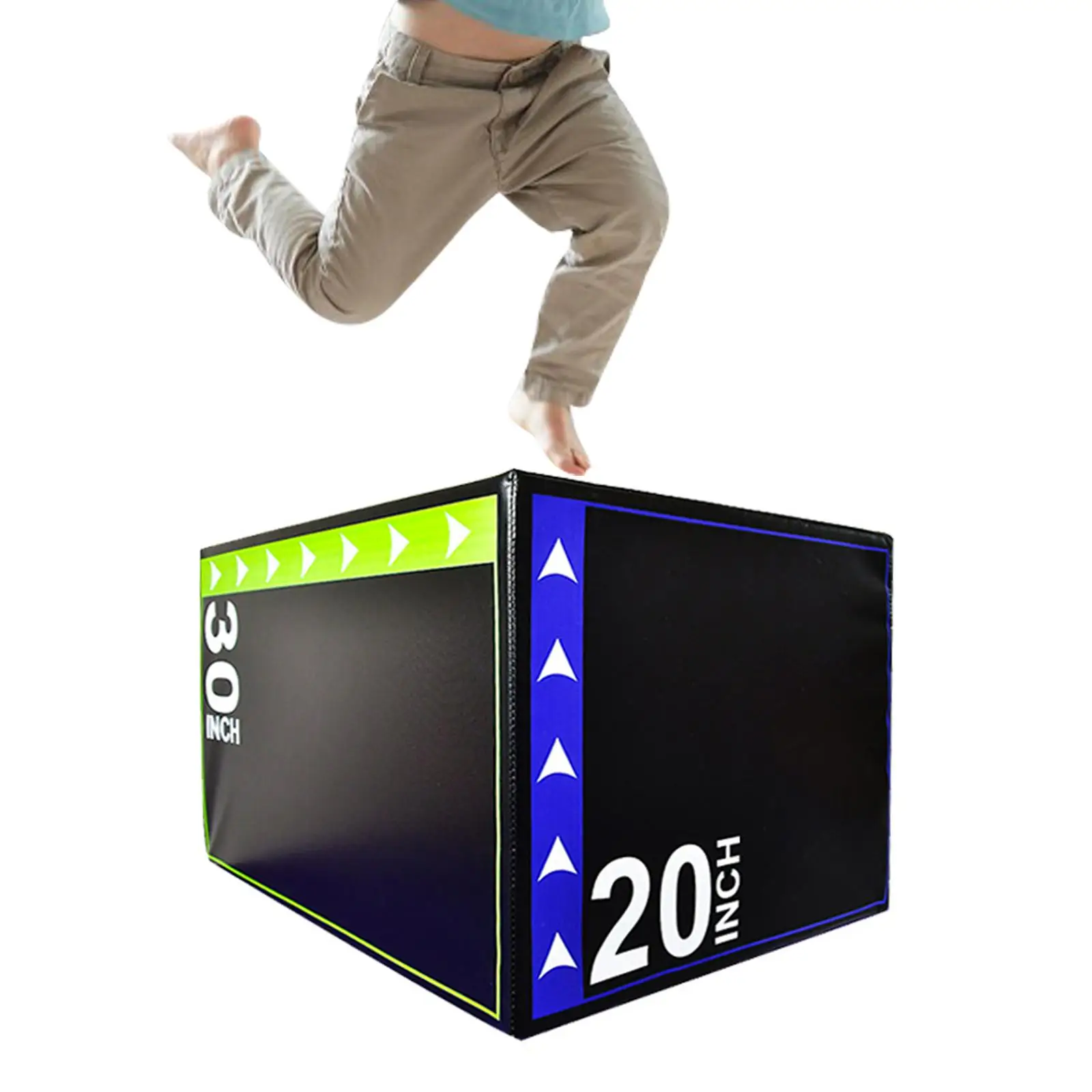 3 in 1 Plyometric Jumping Box Portable Plyo Box Home Gym Conditioning Strength Training Plyo Case for Fitness Gym Conditioning plyometric jumping box