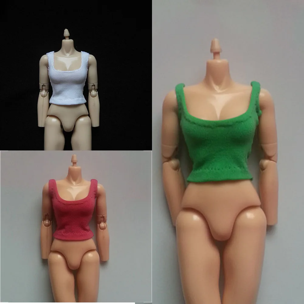 1/6 сексуальный тянущийся тонкий жилет спортивный закрытый нагрудный майка