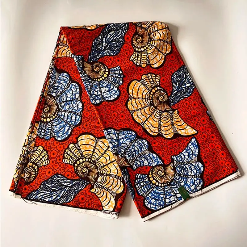 latest printed in Holland African prints fabrics wax high quality cotton Ghana wax Ankara fabrics for women 6 yards