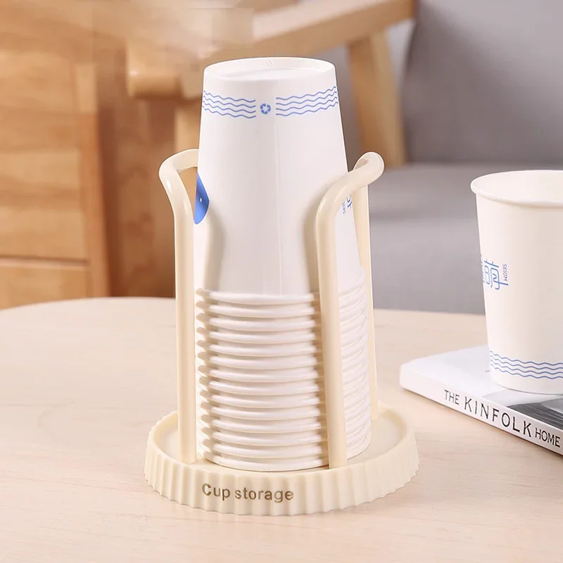 Creative Cup Holder Disposable Cup Holder Desktop Hole-free Paper Organizer Household Paper Organizer
