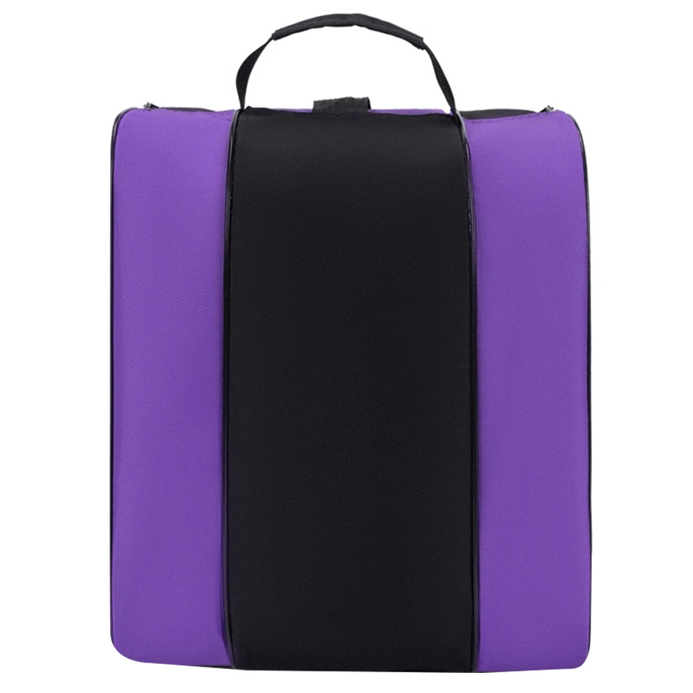 Portable Roller Skates Bag  Adjustable Strap Skiing Roller Skate Storage Bag Large Capacity Breathable Ice Skating Bag Accessory