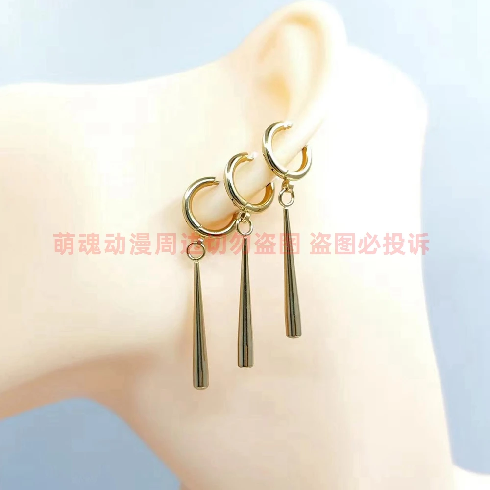 One Piece Earrings Roronoa Zoro Cosplay Stainless Steel Earrings New Style Anime Fans Gift For Stud Earrings Dangle Earrings Hoop Earrings Drop Earrings Pendant Earrings Long Earrings Crystal Earrings