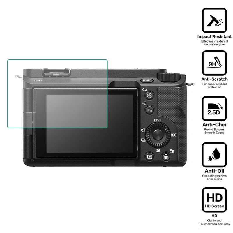 Lot De 3 Protecteurs D'Écran En Verre Trempé 9H Pour Sony ZV-1, ZV-E10, A7C, A7III, A7R2 – Ultra Résistant & Invisible