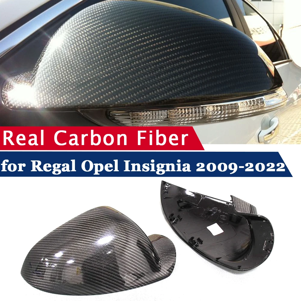 

Rearview Mirror Cover for BUICK Regal OPEL Insignia 2009-2022 Real Carbon Fiber Side Mirror Shells Replacement Case Protector