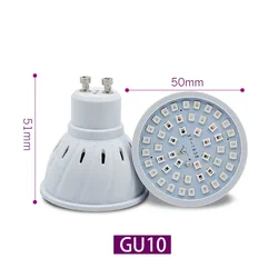 Full Spectrum LED Grow Light Bulb for Indoor Plants and Greenhouses (GU10)