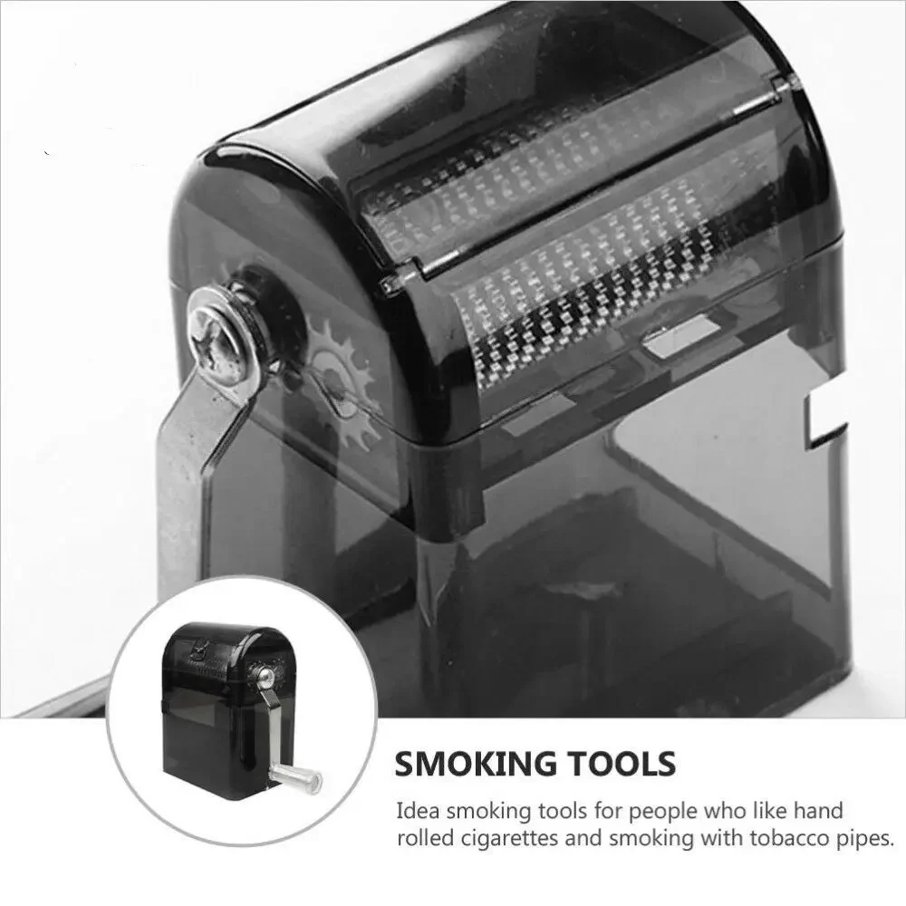 Dry herb Grinder Grass Cutter with Tobacco Storage Box Muller Shredder Smoking Accessories Hand Shake Crank Crusher