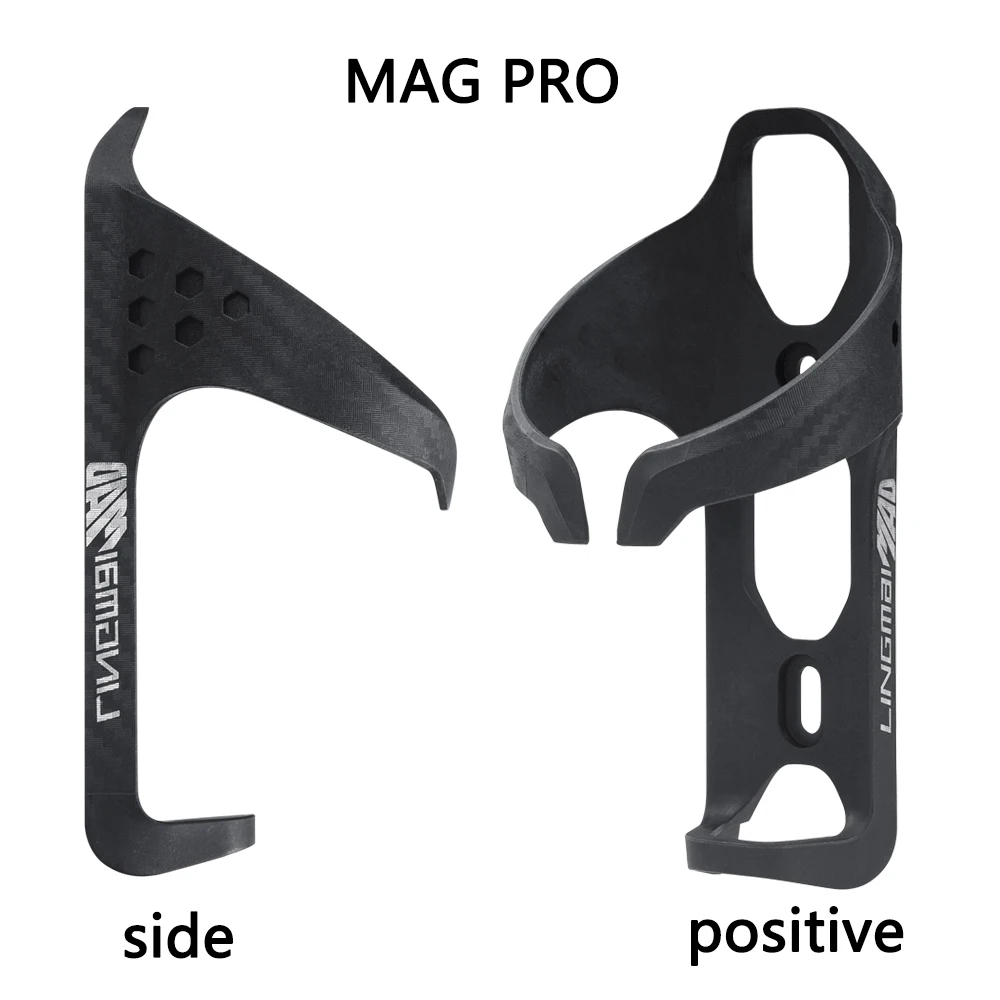 LINGMAI Full Carbon Fiber Bicycle Water Bottle Cage MTB Road Bike Bottle Holder Ultralight Cycling Equipment Matte/Glossy
