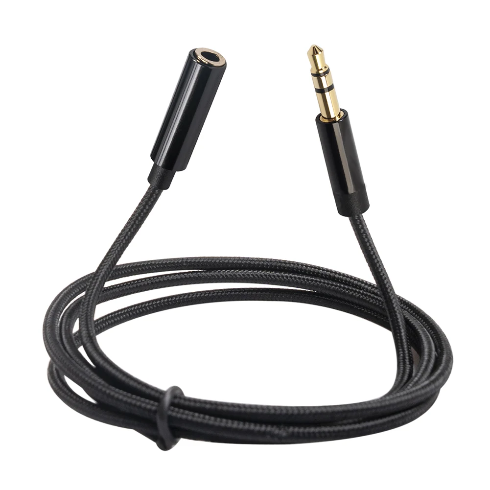 Audio Extension Cable - Male to Female Stereo Aux Cord Extender for Earphones, Computers, Cars, and Speakers