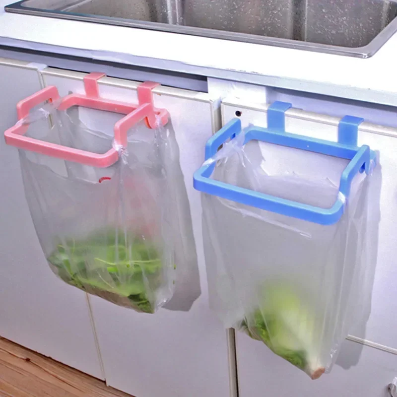 PP Portable Garbage Bag Support Frame Cabinet Door