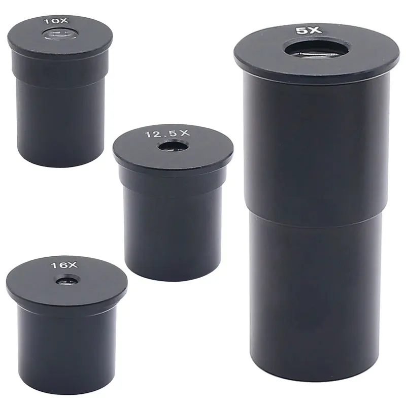 1PC 5X / 10X / 12.5X 16X Optical Eyepiece Lens 23.2 mm Mounting Size for XSP Series Biological Microscope,microscope eyepiece