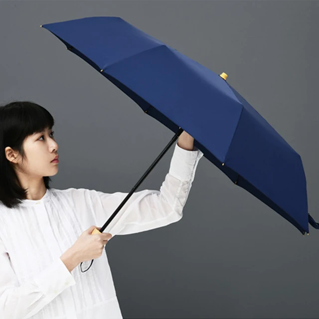 Tiohoh Esernyő Eső Nők Kockás Stílusú Bambusz Fogantyú Szélálló Hajtásszínek Márka Golf Esernyők 8K Paraguas - Image 2