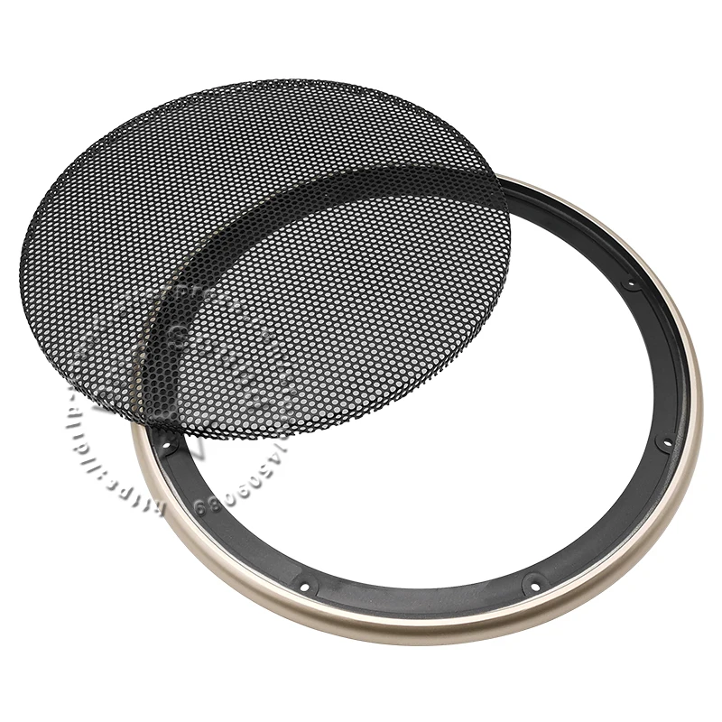 Audio, Círculo Decorativo, Metal Mesh, Grille Proteção, 10