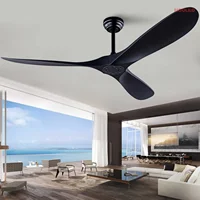 Big 60 Inch ABS Bland Ceiling Fan with LED DC Motor Remote Control ventiladores para casa 1