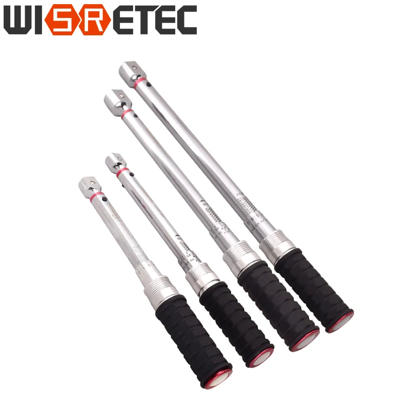 

Taiwan Manufacturing Mechanical Adjustable Torque Wrench2-10NM Preset Tension-Indicating Wrench Interchangeable Torque Spanner