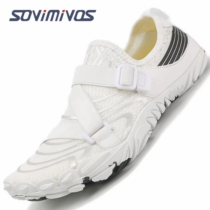 

Unisex Barefoot Shoes/Minimalist Multisport Shoes/Zero Drop Sole & Wide Toe Box Soft Water Sandals Beach Poolside Travel for Men