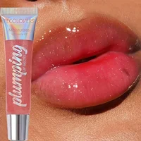 1PC Glitter Lip Gloss Moisturizing Fruit Lip Oil Transparent Fullness Lips Tint Soft Tube Makeup Lip Beauty Care 1