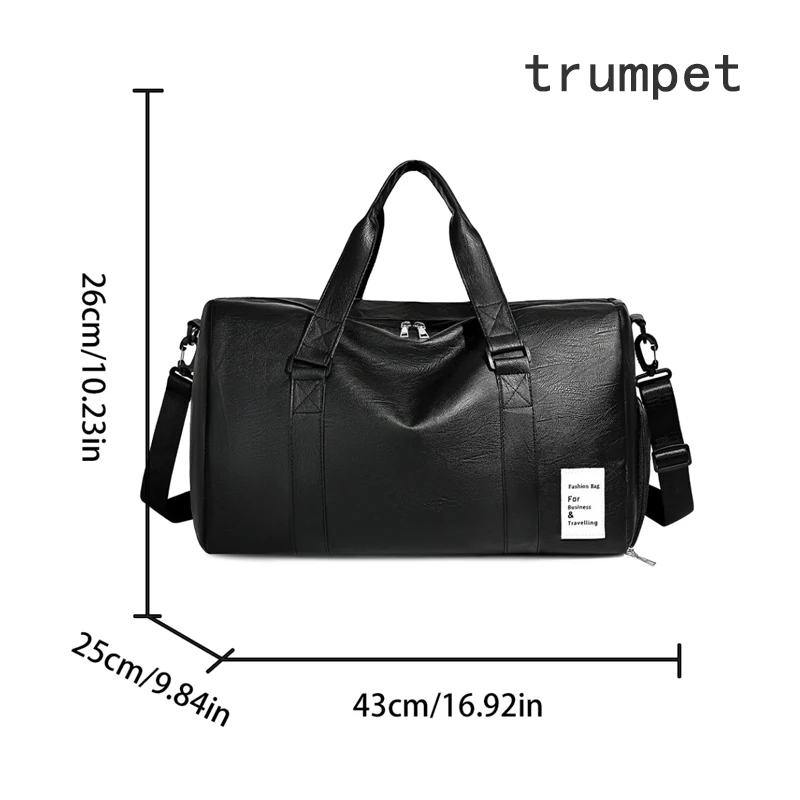 Large capacity light travel bag, carry on luggage, weekend business travel bag, dry wet separation