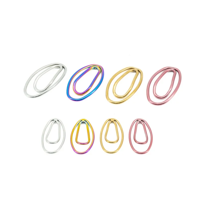 FuFu Clip Stainless Steel Hollowed Out Colorful Foreskin Clip Scrotum Bondage Chastity Lock with Adult Erotic Sex Toys