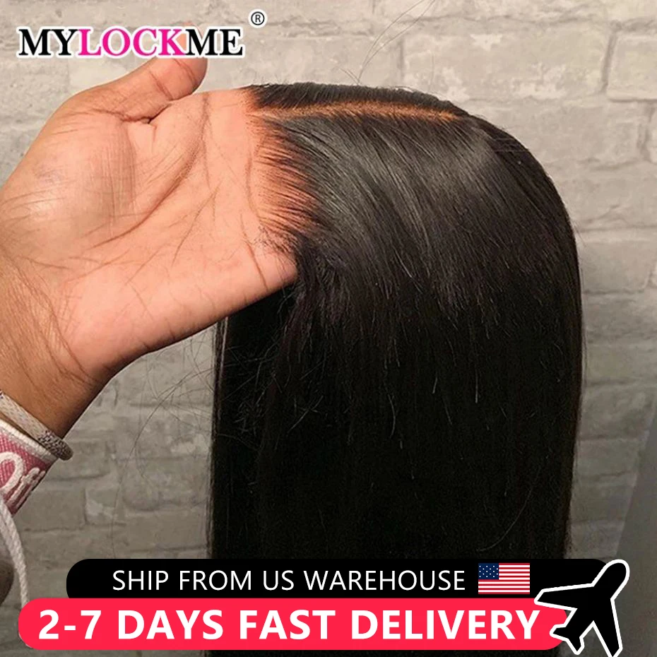 New Glueless Wig Bone Straight Brazilian Human Hair 13x4 Lace Frontal Wigs 5x5 6x4 Hd Transparent Lace Closure For Women Pre-Cut