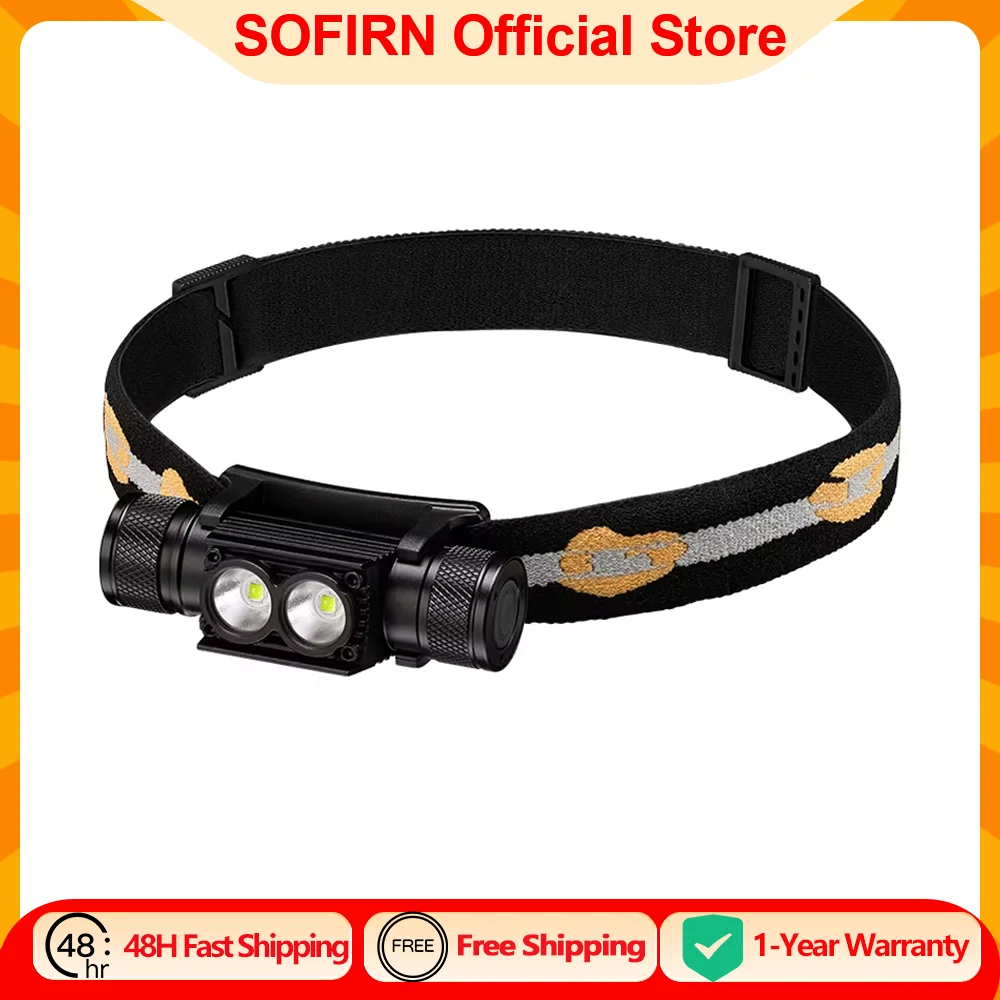 H25S LED Headlamp 18650 Battery Powerful Headlight 1200 Lumens SST40 USB Rechargeable lamp