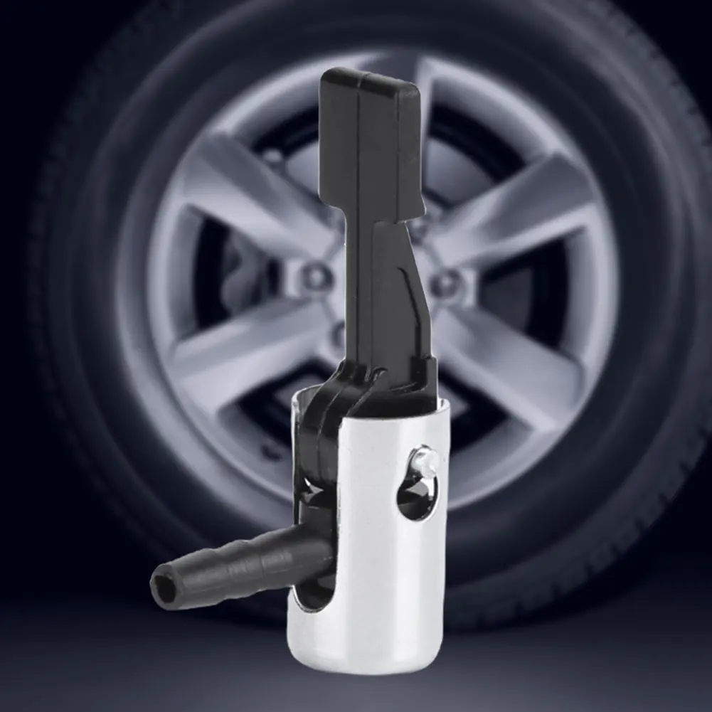 Tire Air Pump Nozzle Plastic/Metal Air Compressor Nozzle Fast Inflating Tire Chuck 6mm for 5-6mm Vehicle Automobile Hose Tire Air Adapter Scooter Air Nozzle