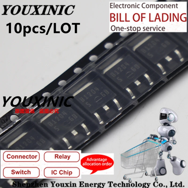 

YOUXINIC 100% новый импортный оригинальный 2SB1204 B1204 TO-252 P-канальный МОП-транзистор