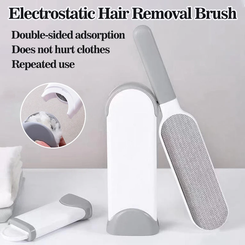 Lint Remover Magic Clothes Lint Remover Reusable Pet Cat Hair Fur Roller Brush Reusable Static Dusting Cleaning Brushes Manual Cleaner Tool