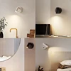 LED light magnetic type-C rechargeable wall lamp spotlight wireless no wiring no punch reading wall light bedroom bedside light 5