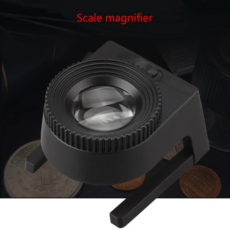 

20X Illuminated Loupe Magnifier Coin Magnifier with Light Jewelers