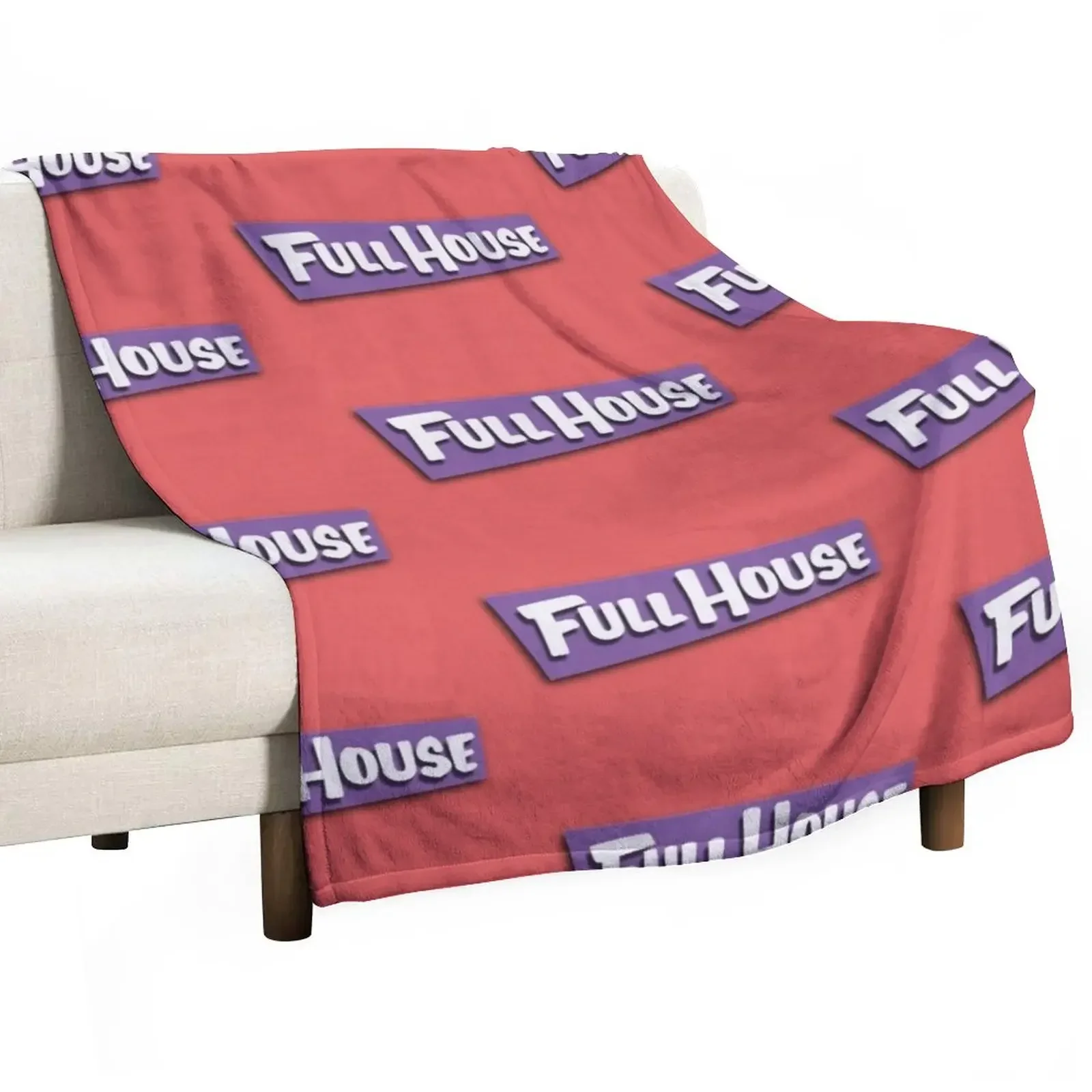 

Full House Logo Throw Blanket Summer Beddings Sofa christmas gifts Blankets