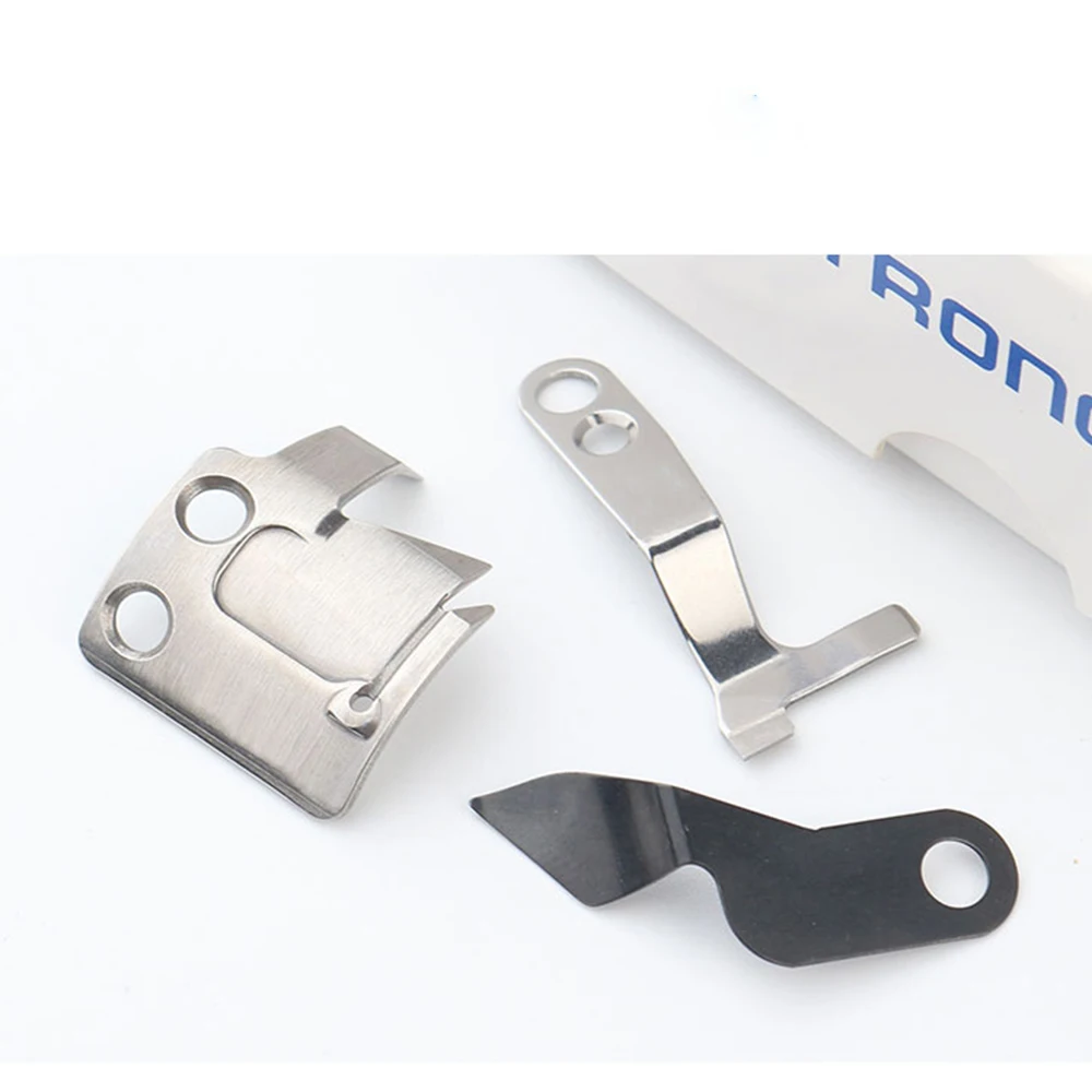 Computerized Lockstitch Sewing Machine Thread Trimmer Mechanism Movable Knife 11319002 Fixed Knife 11319001For JACK  BRUCE 6