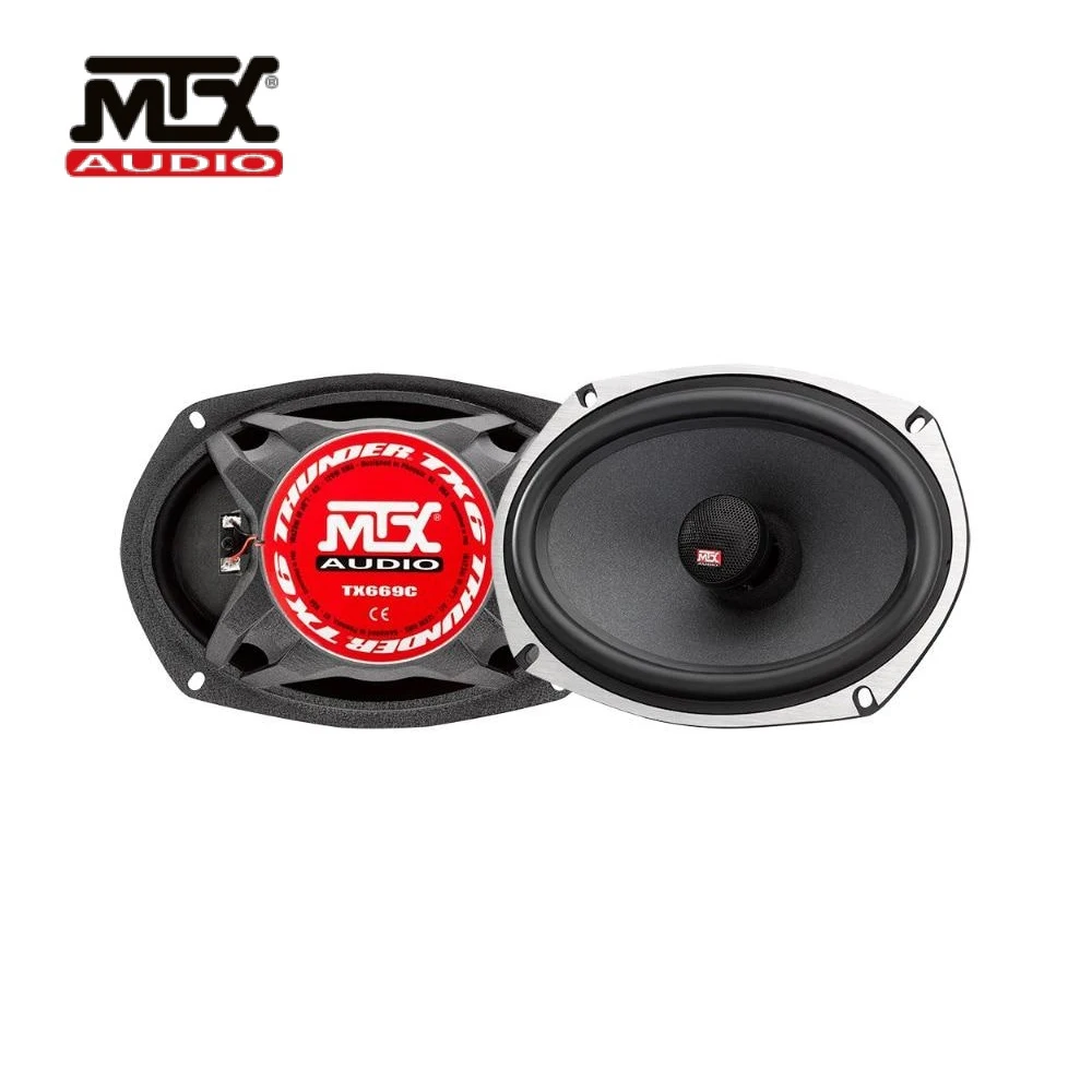 Automotive Two-way Coaxial Speaker MTX TX669C 6x9&quot 164x235 mm Black protective grill car products for subwoofer speakers wire set 120W |