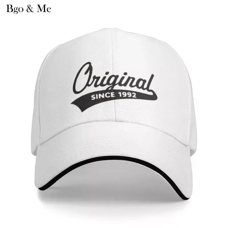 

2023 New Personalized Original Since 1992 Birthday Baseball Cap Sun Protection Adjustable 30th Years Old Dad Hat Autumn