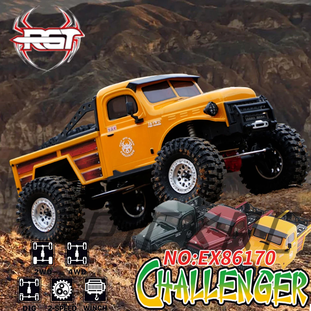 Nieuwe Rgt Challenger EX86170 2.4Ghz Rtr 1/10 Rc Elektrische ...