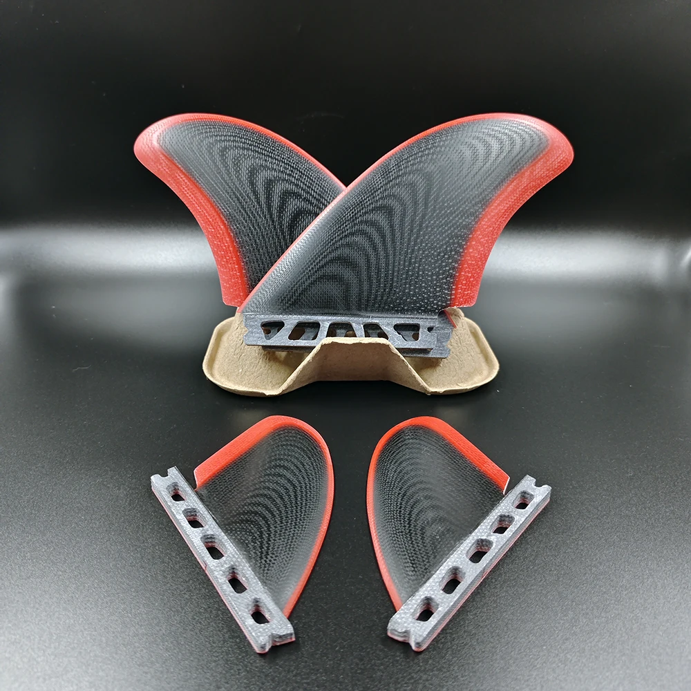 UPSURF FUTURE Fins Fiberglas Surf Quad Fins Twin Rear/Twin Keel Single Tabs Surfboard Stabilizer Surfing 2/4