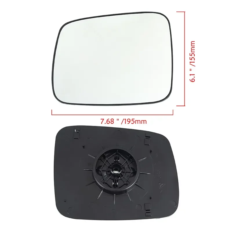 Car Side Door Wing Mirror Glass Mirror Replacement Glass Car Rearview Wing Mirror For Volkswagen Transporter T4 1990-2003