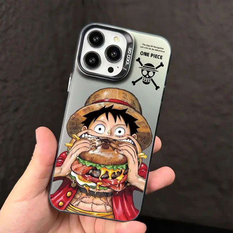 thumbnail image 1 of One Anime Pieces funda de teléfono Luffys para Apple iPhone 15 Pro Max 14 Pro 13 12 11 Pro Max 14 Plus, cubierta protectora a prueba de golpes, 1 of 5